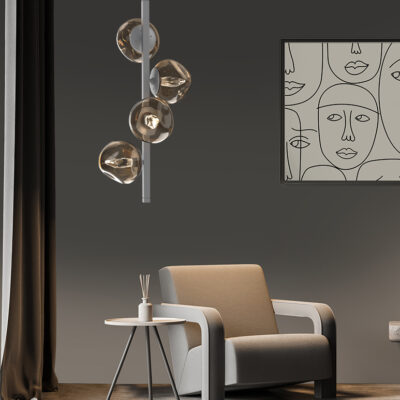 Luna Twisted Vine Chandelier
