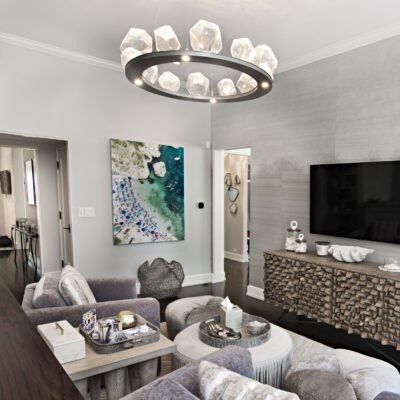 Gem Ring Chandelier | Jamie Schachtel Design Group, Joel Schachtel Photography