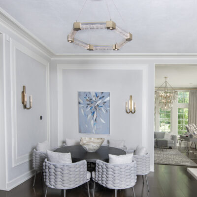 Axis Hexagonal Ring Chandelier | Jamie Schachtel Design Group, Joel Schachtel Photography
