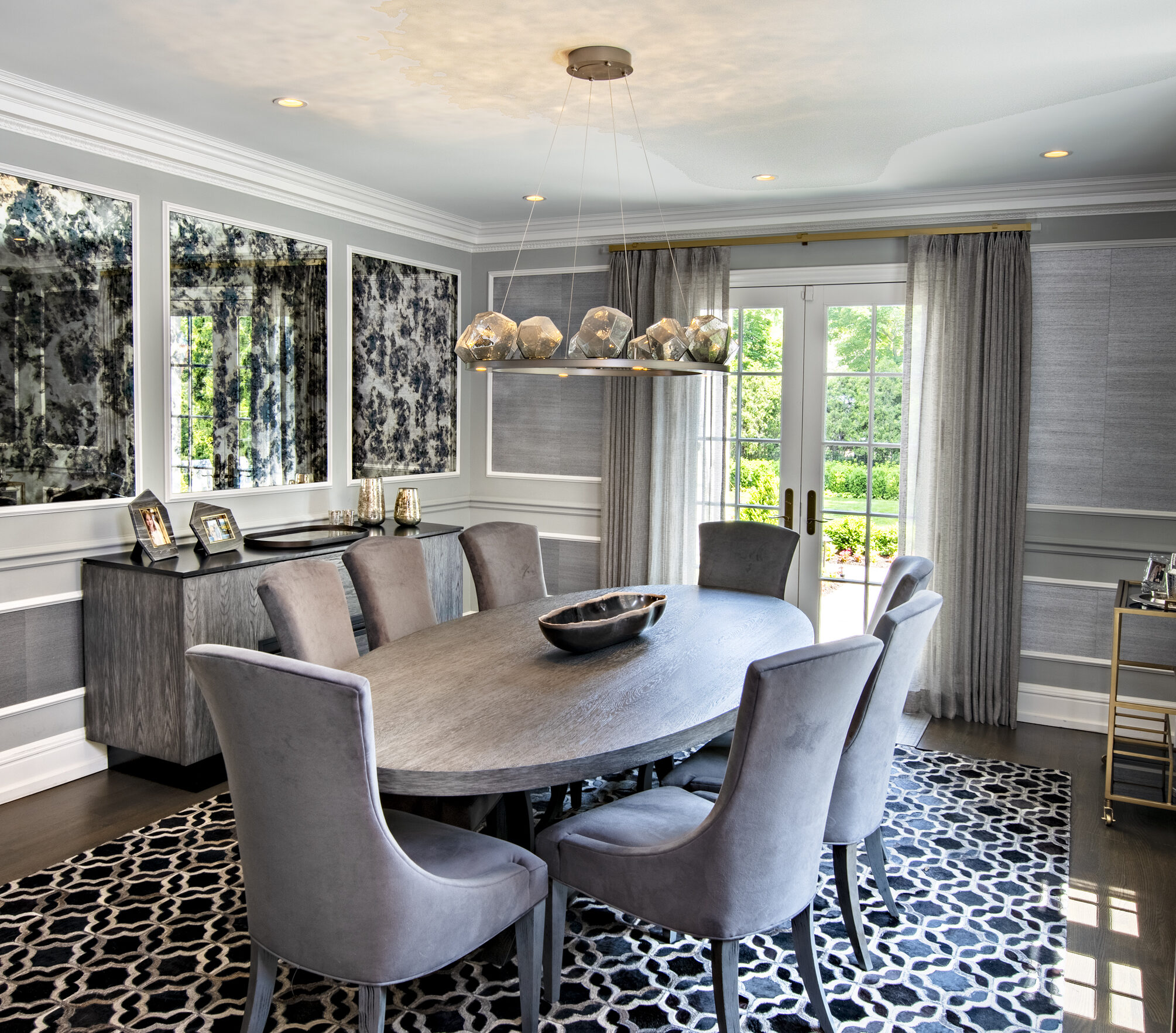 Gem Ring Chandelier | Jamie Schachtel Design Group, Joel Schachtel Photography