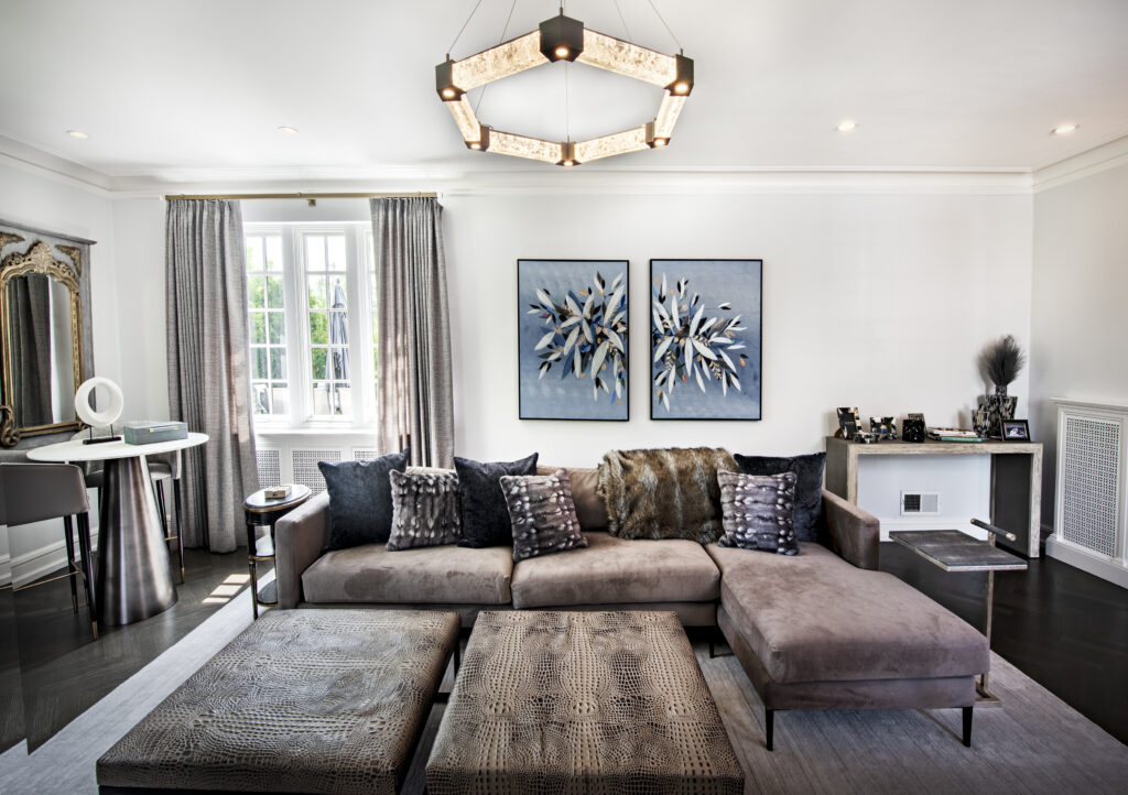 Axis Hexagonal Ring Chandelier | Jamie Schachtel Design Group, Joel Schachtel Photography