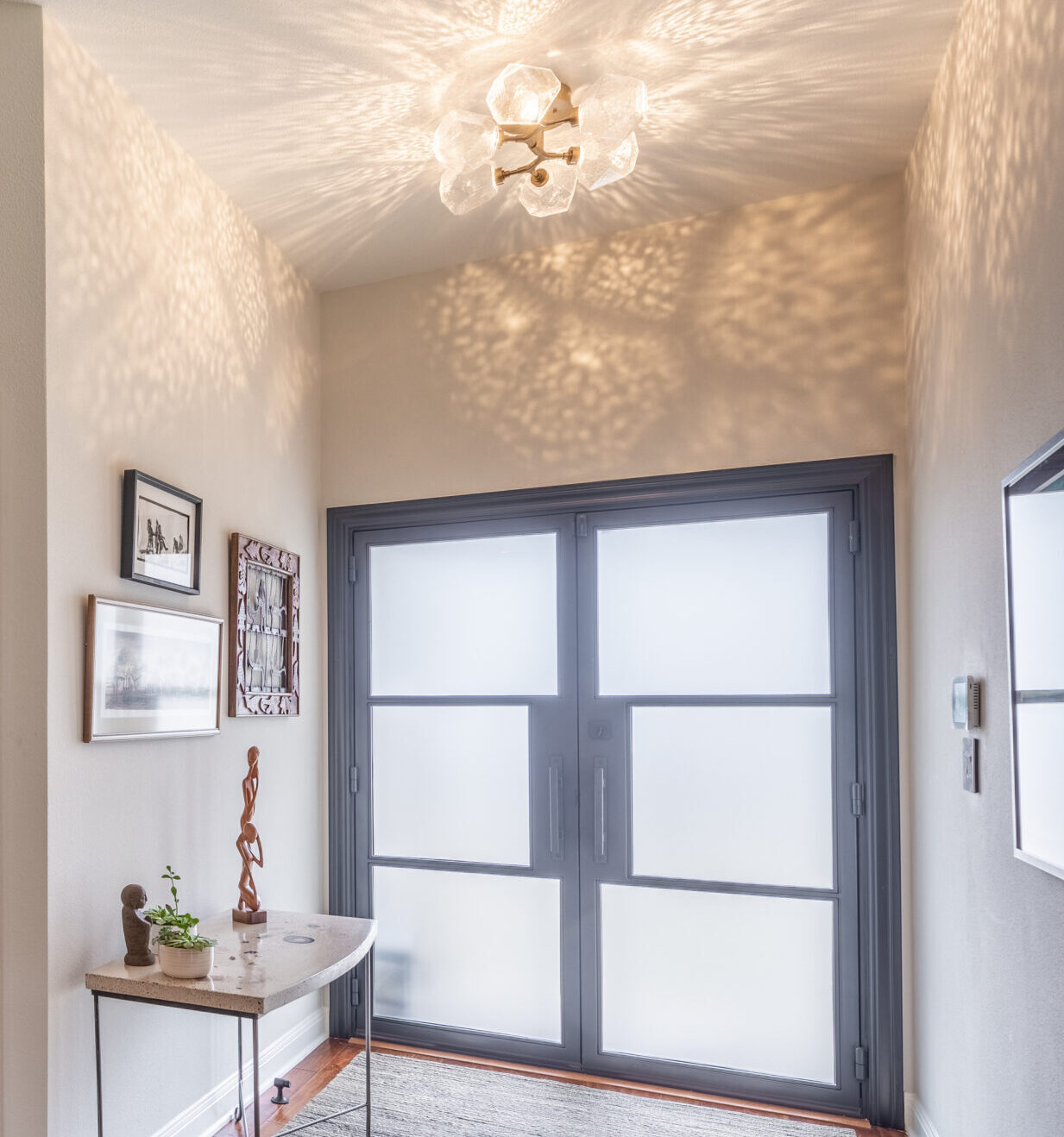Gem Organic Flush Mount Light | JuJuMaker Design, Julie Sckittone Photography