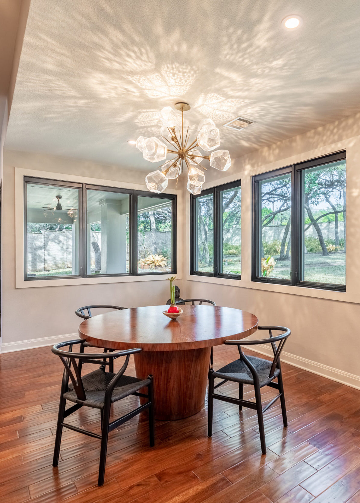 Gem Starburst Chandelier | JuJuMaker Design, Julie Sckittone Photography