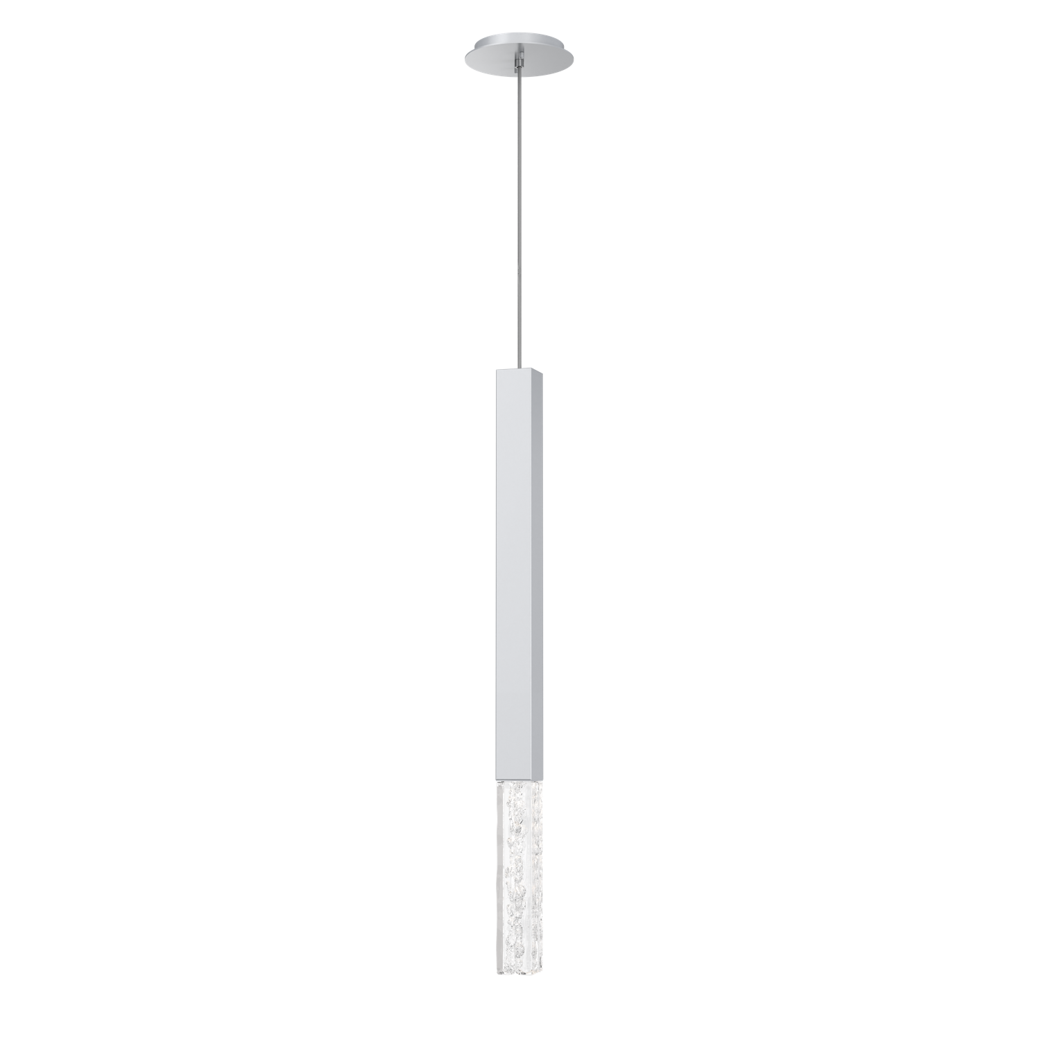 LAB0097-02-CS-GC-Hammerton-Studio-Axis-XL-32-inch-single-pendant-light-with-classic-silver-finish-and-clear-cast-glass-shades-and-LED-lamping