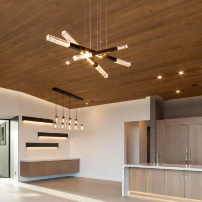 Axis Moda Multi-Piece Linear Chandelier | Lawler Construction