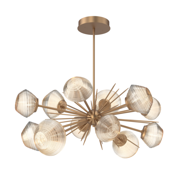 PLB0089-0D-NB-A-Hammerton-Studio-Mesa-44-inch-oval-starburst-chandelier-with-novel-brass-finish-and-amber-blown-glass-shades-and-LED-lamping