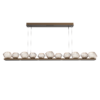 PLB0089-0E-FB-A-Hammerton-Studio-Mesa-76-inch-linear-chandelier-with-flat-bronze-finish-and-amber-blown-glass-shades-and-LED-lamping