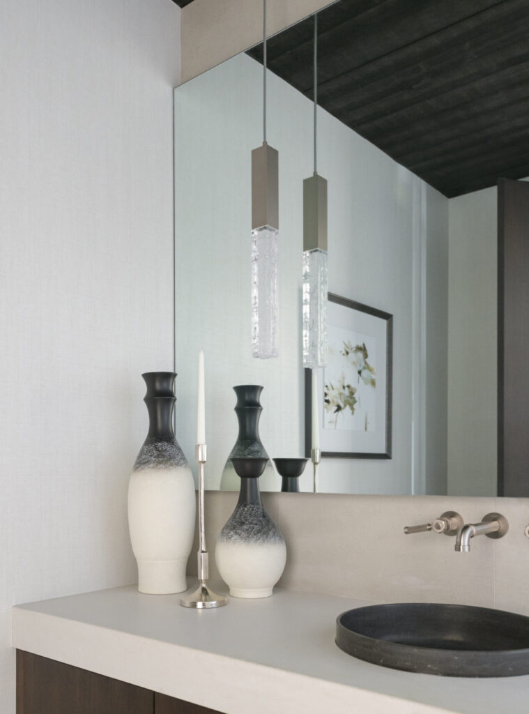 Axis Modern Sconce | Mark + Aly Interior Design, Rebekah Westover Photography