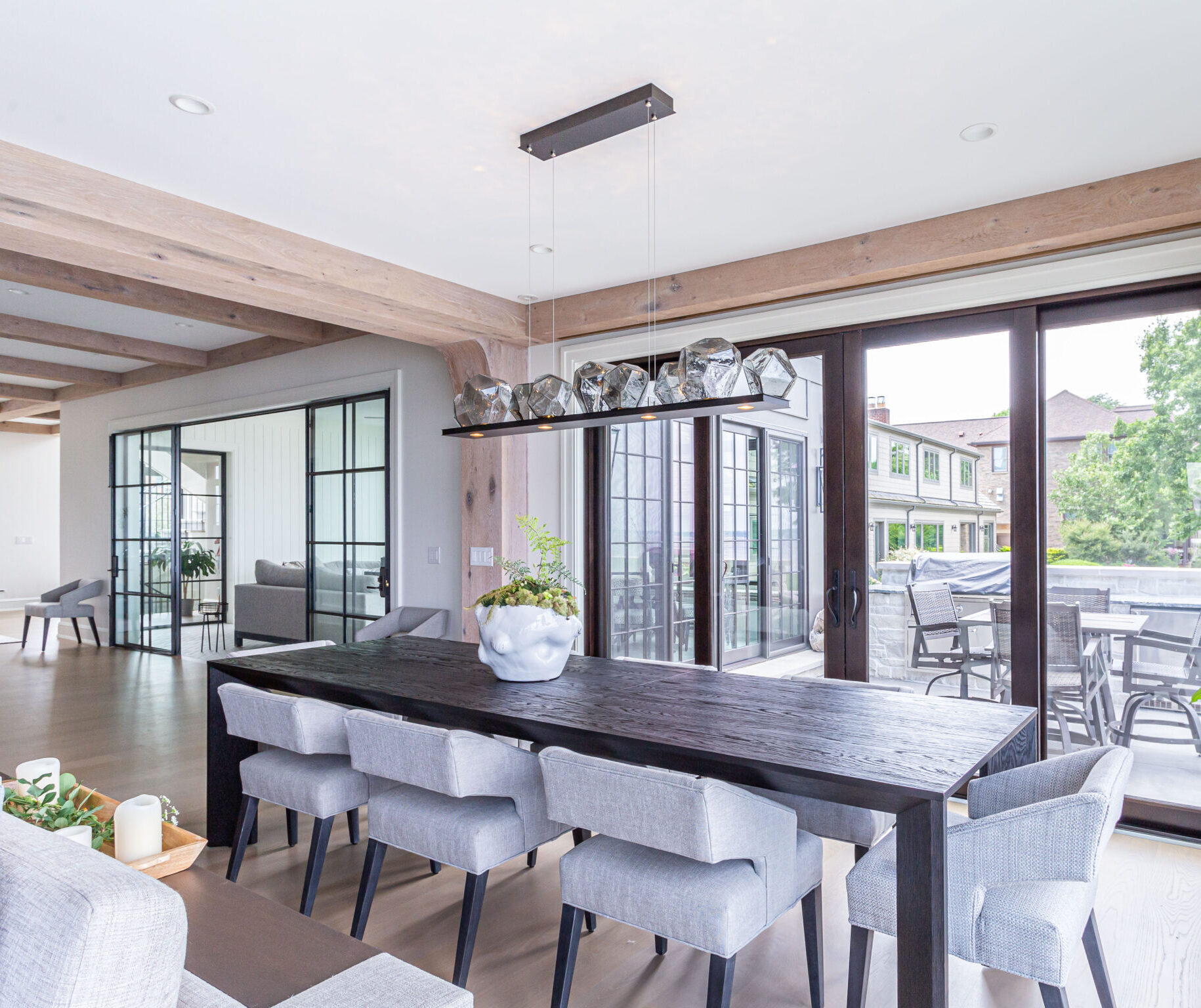 Gem Linear Chandelier | SMC Design, Caitlyn Antje Photography
