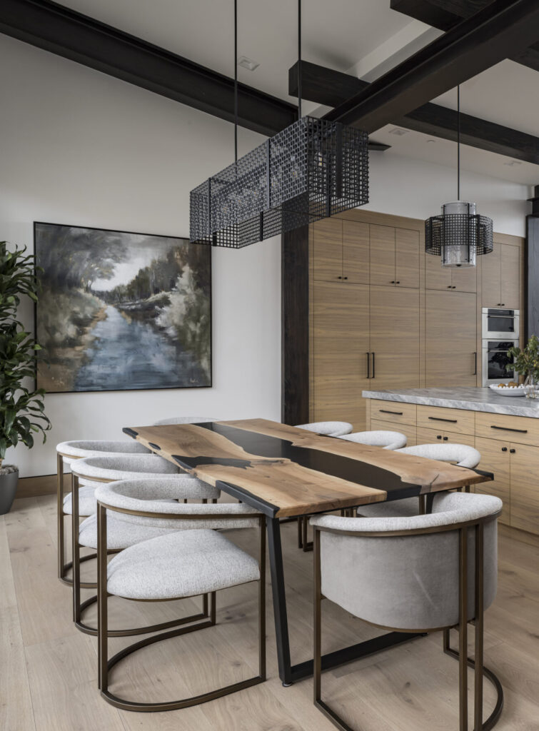 Tweed Linear Chandelier | Olsen Home Design, Joshua Caldwell