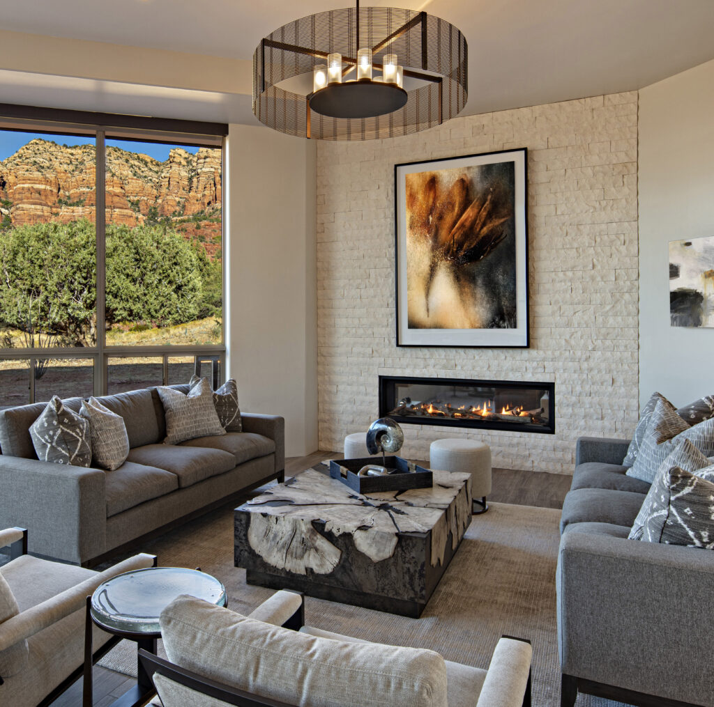 Downtown Mesh Drum Chandelier | Stephanie Larsen Design