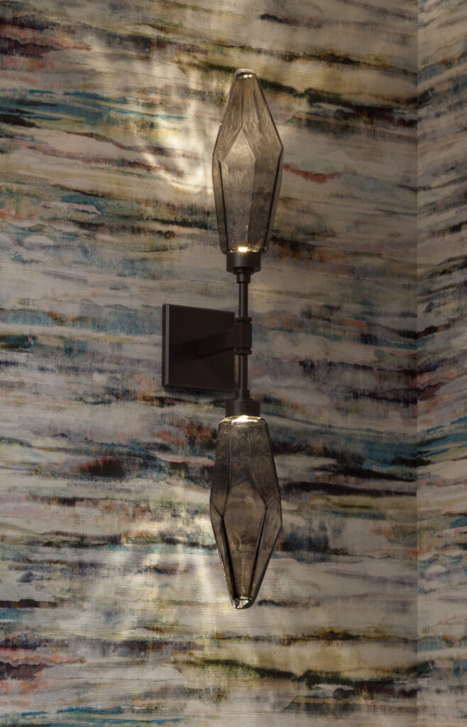 Rock Crystal Double Sconce | Stalburg Design, Martin Vecchio Photography