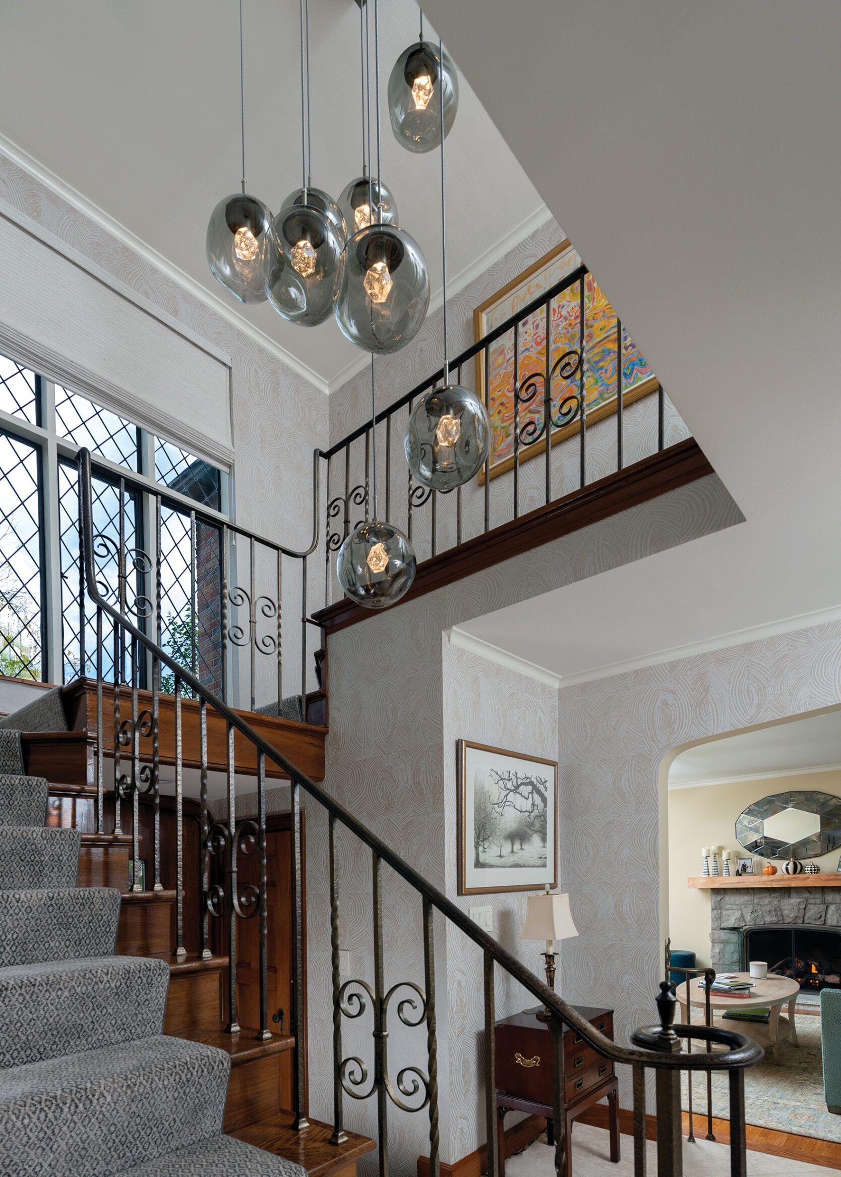 Aster Round Pendant Chandelier | Carol Schaper Interiors Inc., Sandra Kicman