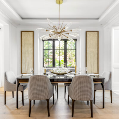 Rock Crystal Starburst Chandelier | Li Luxe LLC., Elizabeth Leidel