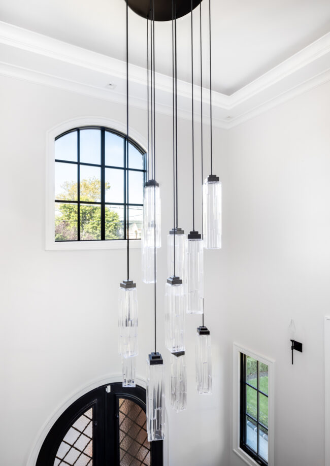 Ledgestone Round Pendant Chandelier | Li Luxe LLC., Elizabeth Leidel