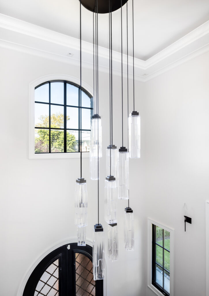 Ledgestone Round Pendant Chandelier | Li Luxe LLC., Elizabeth Leidel