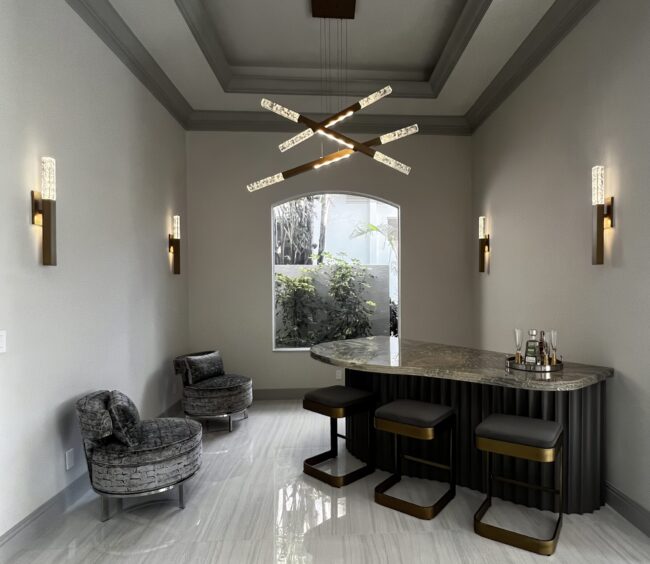 Axis Moda Multi-Piece Linear Chandelier | Patricia Reardon Interiors