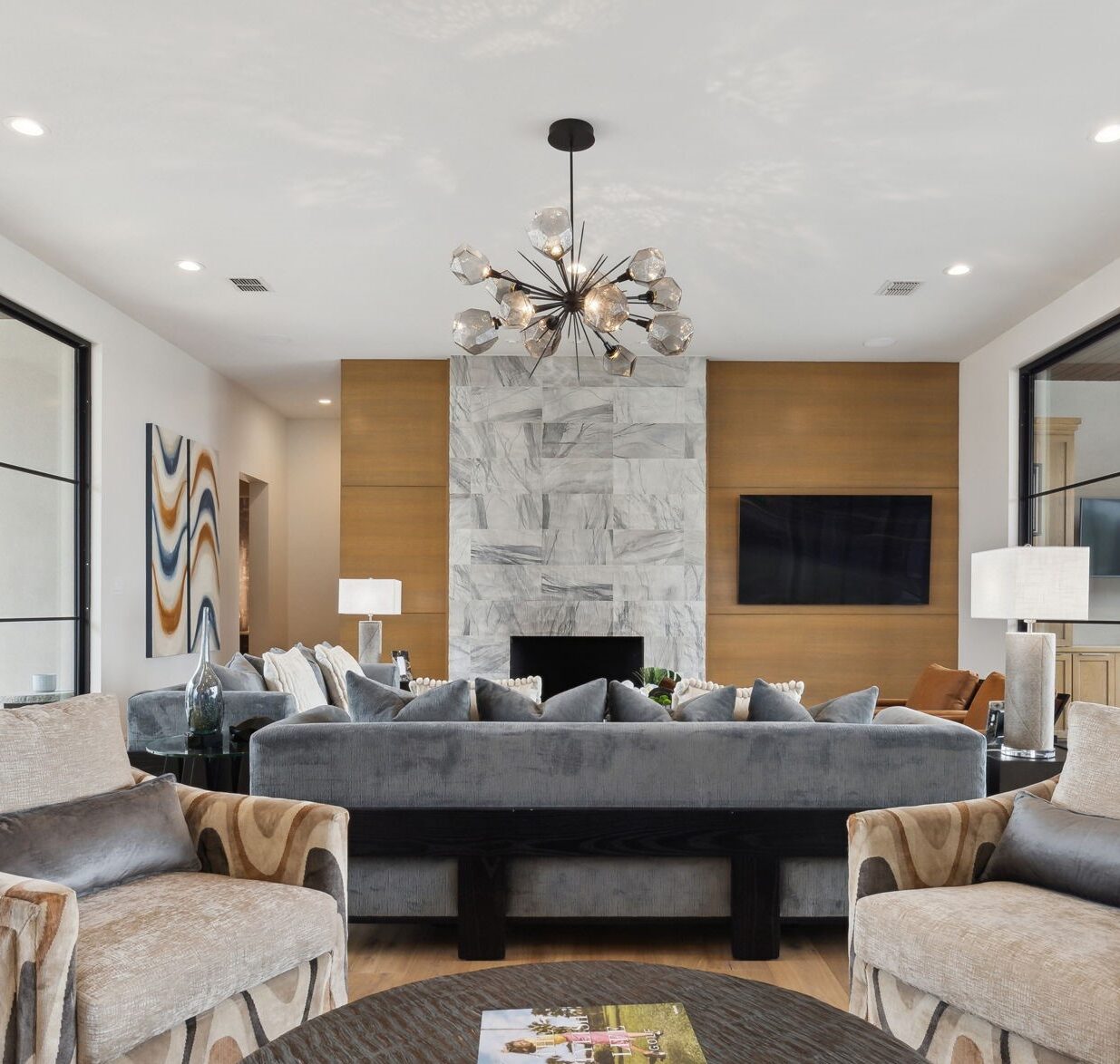 Gem Starburst Chandelier | Semmelmann Interiors