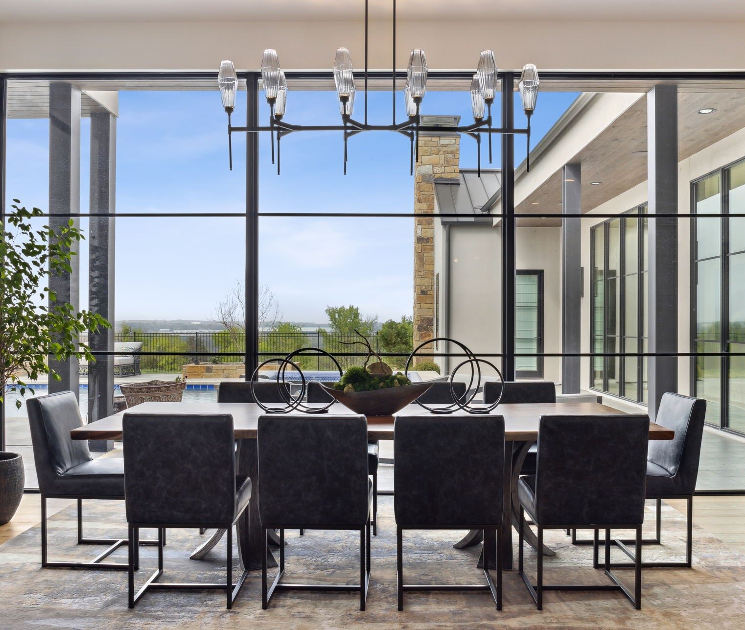 Aalto Linear Belvedere Chandelier | Semmelmann Interiors