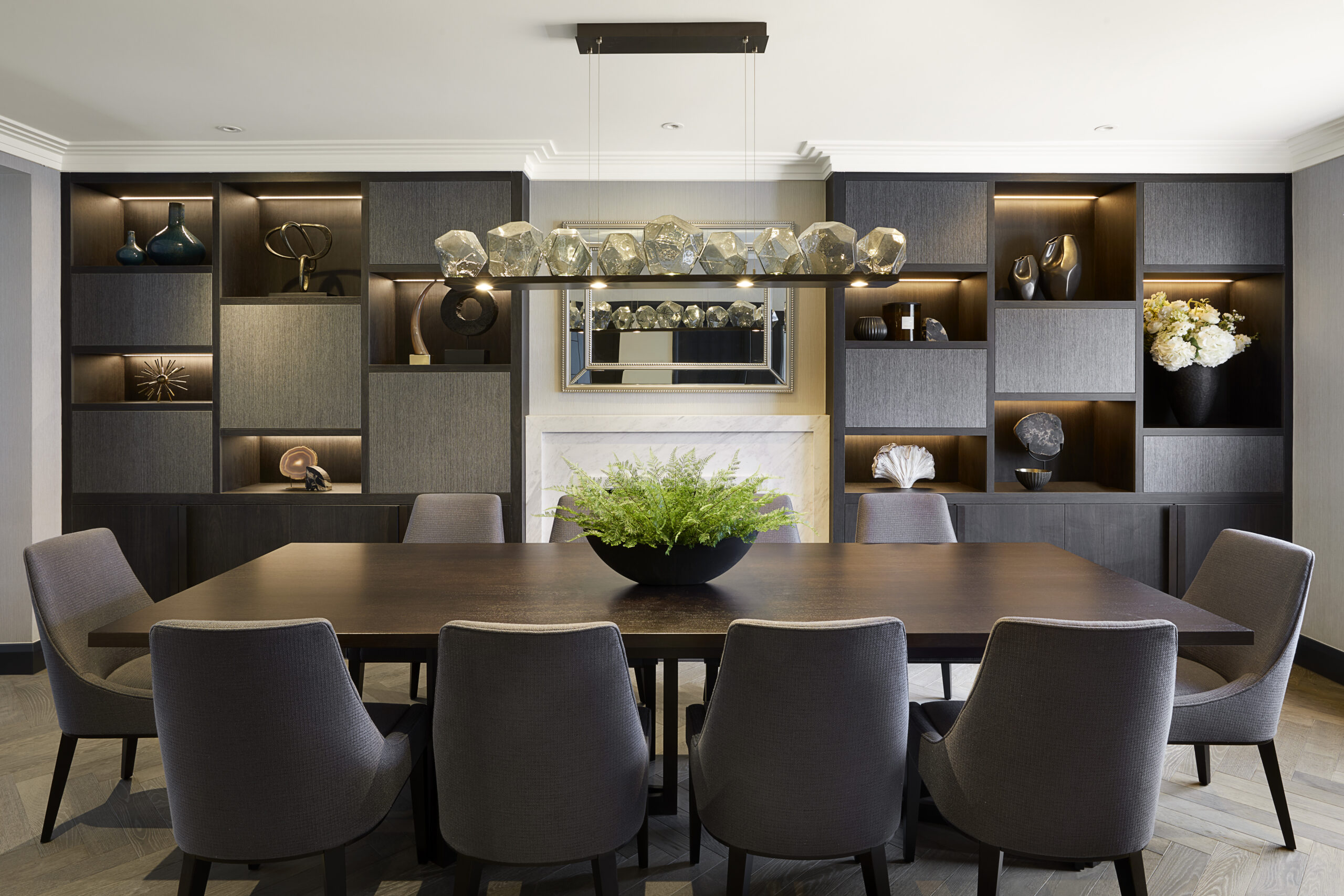 Gem Linear Chandelier | Sixty3 London, Julian Abrams