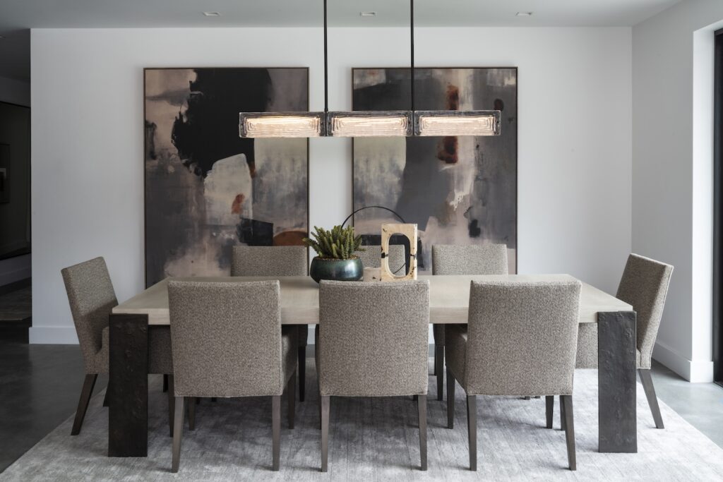 Tabulo Linear Chandelier | Harmony Young Interior Design, Joshua Wells