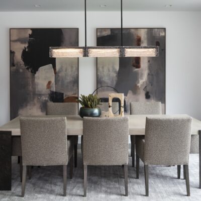 Tabulo Linear Chandelier | Harmony Young Interior Design, Joshua Wells