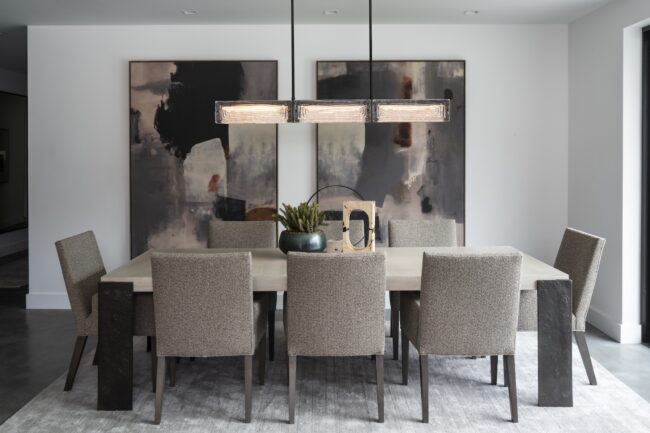 Tabulo Linear Chandelier | Harmony Young Interior Design, Joshua Wells