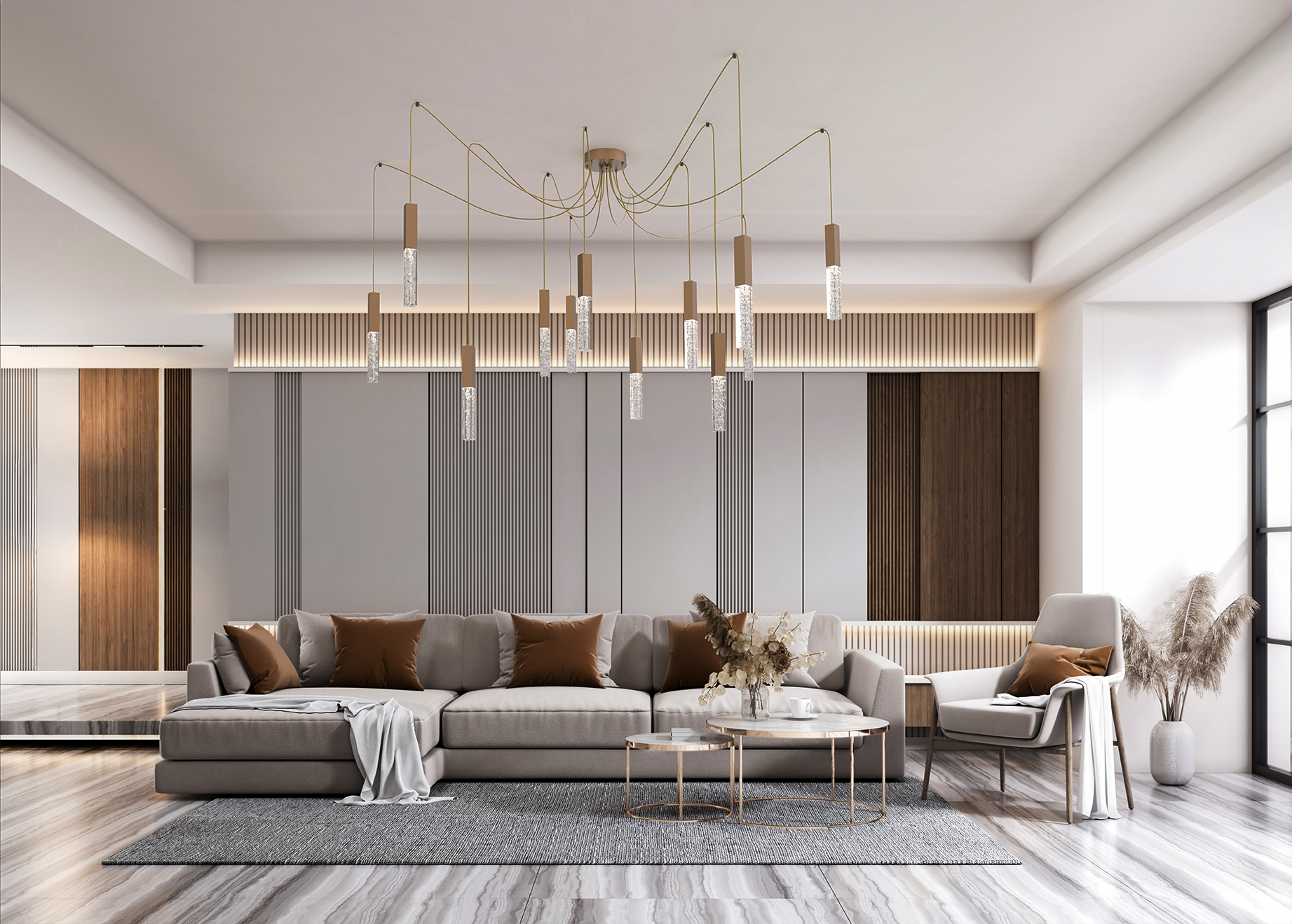 Axis Swag Chandelier