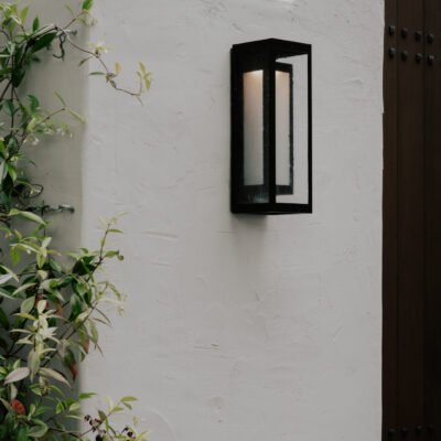 Double Box Outdoor Sconce | Bancroft Caballero Design Studio, Hannah Franco