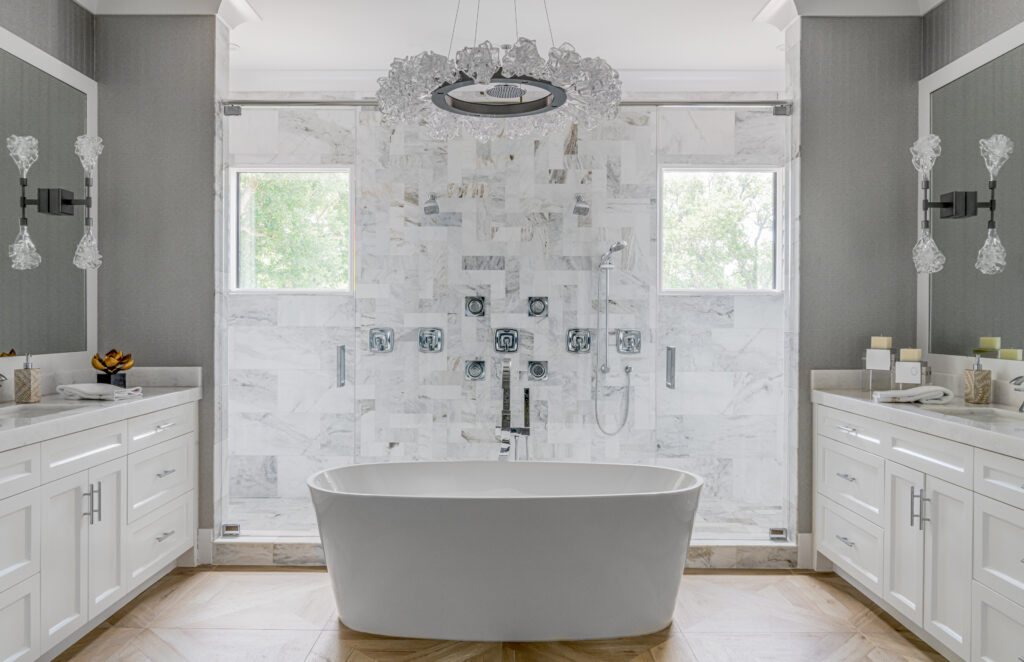 Blossom Radial Ring Chandelier - Large (50"D) | Annie Santulli, Venjhamin Reyes