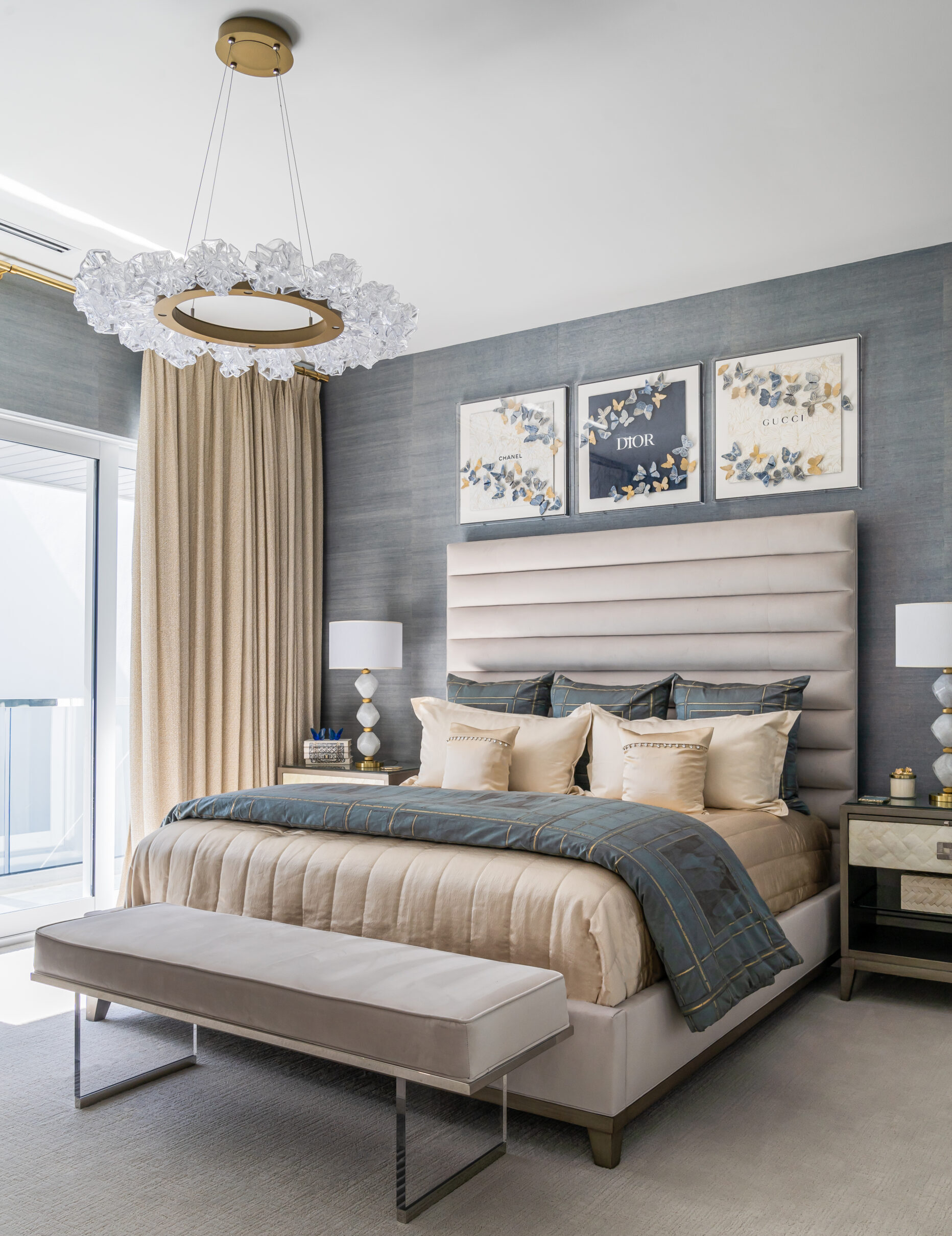 Blossom Radial Ring Chandelier - Large (50"D) | Annie Santulli, Venjhamin Reyes