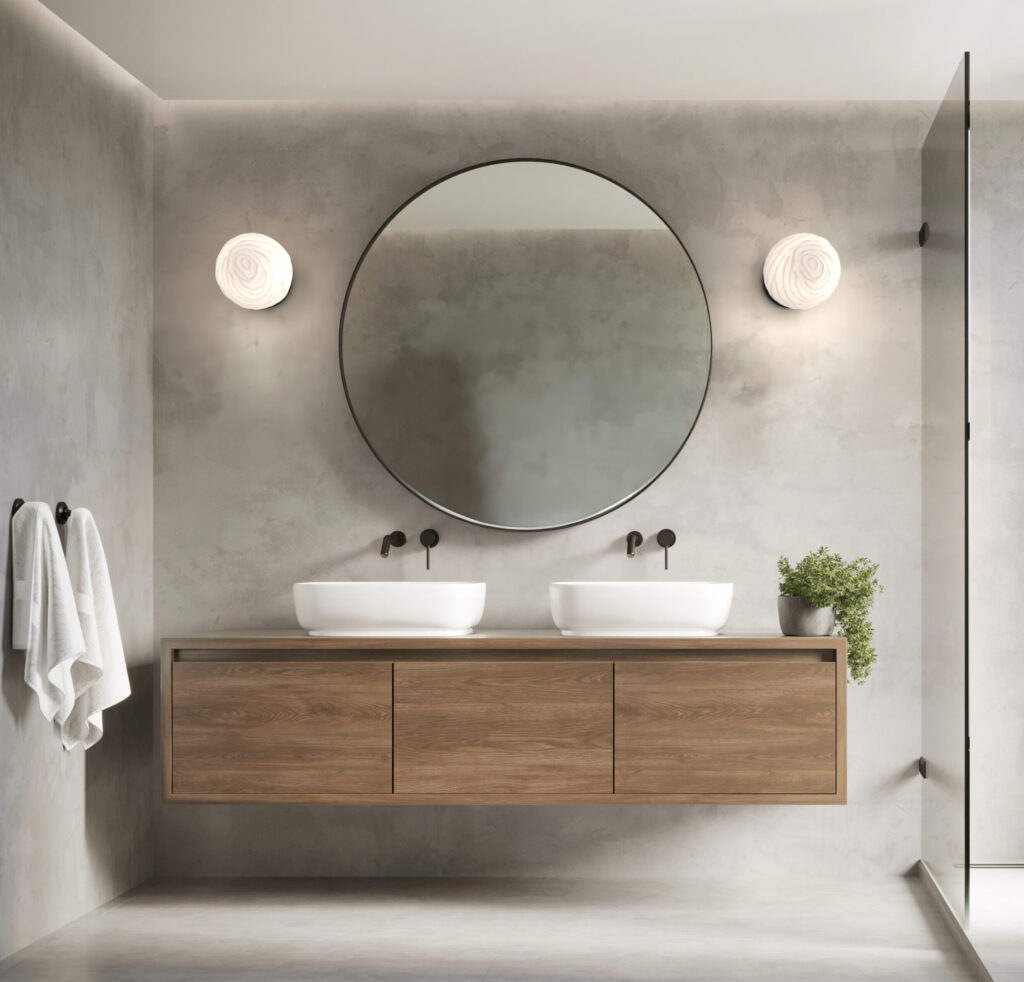 Gaia Single Glass Sconce & Flush Mount