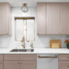 Gaia Single Glass Sconce & Flush Mount