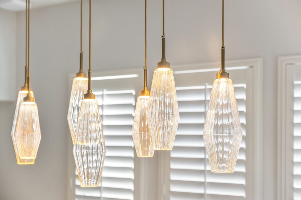 Aalto Linear Pendant Chandelier | Kelly Tivey Interior Design Inc.