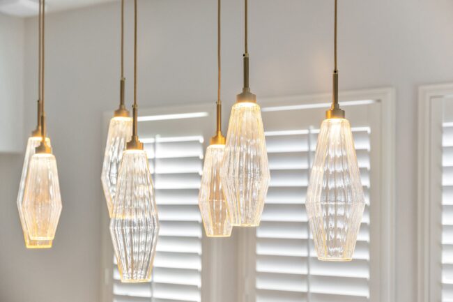Aalto Linear Pendant Chandelier | Kelly Tivey Interior Design Inc.