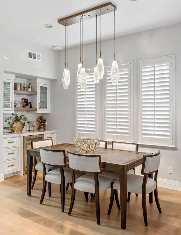 Aalto Linear Pendant Chandelier | Kelly Tivey Interior Design Inc.