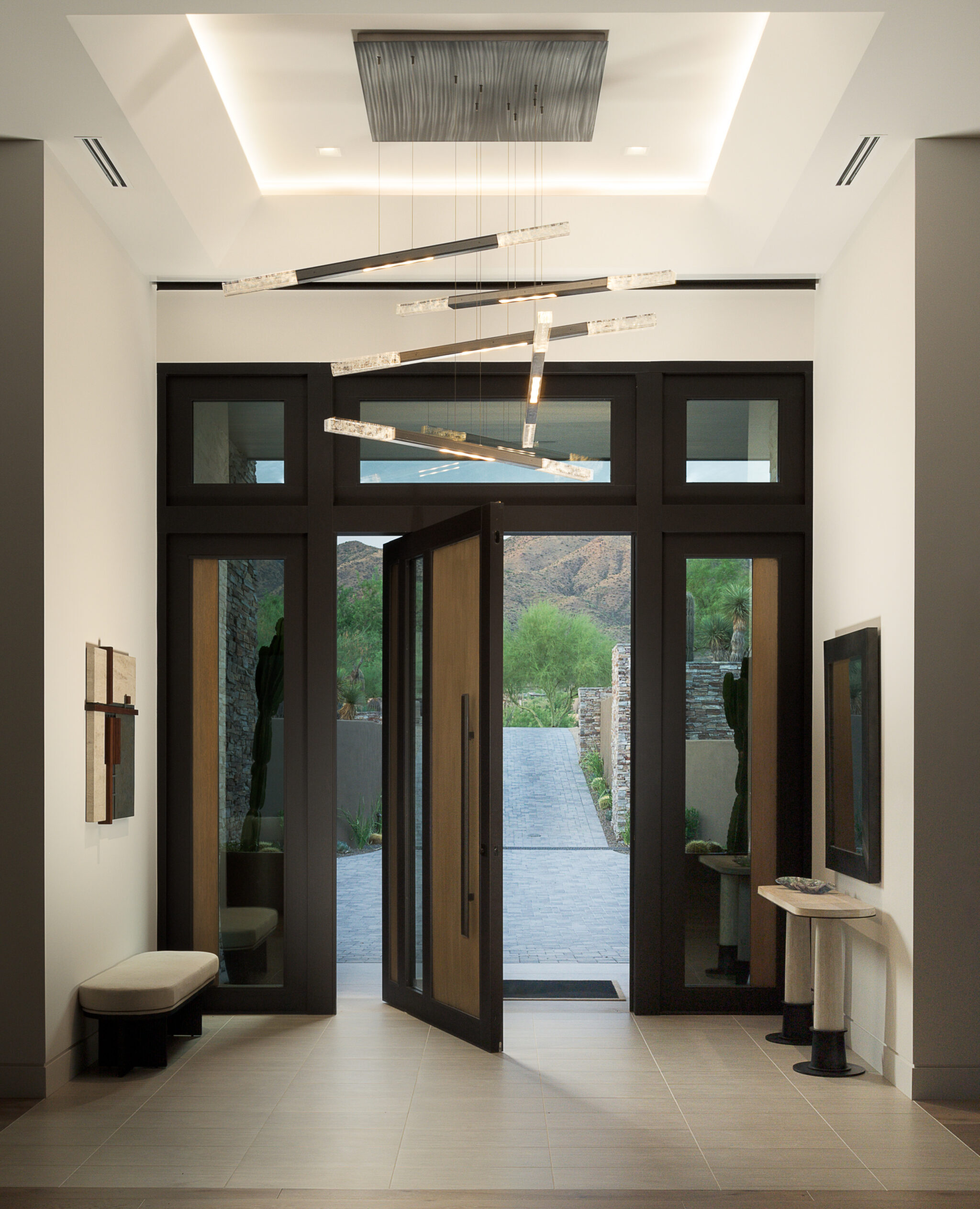 large foyer chandelier