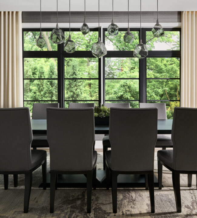 Gem Linear Pendant Chandelier | Luxe Nest Interiors, Jeffrey Johnson