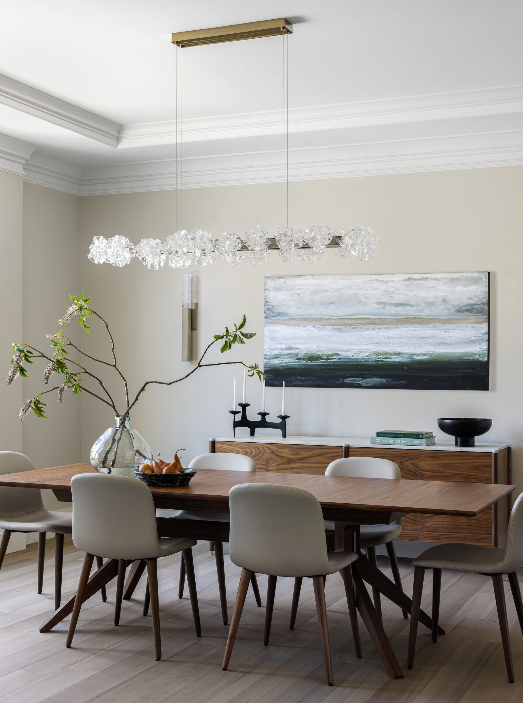 Blossom Linear Chandelier | Studio 415 Interiors, Vivian Johnson