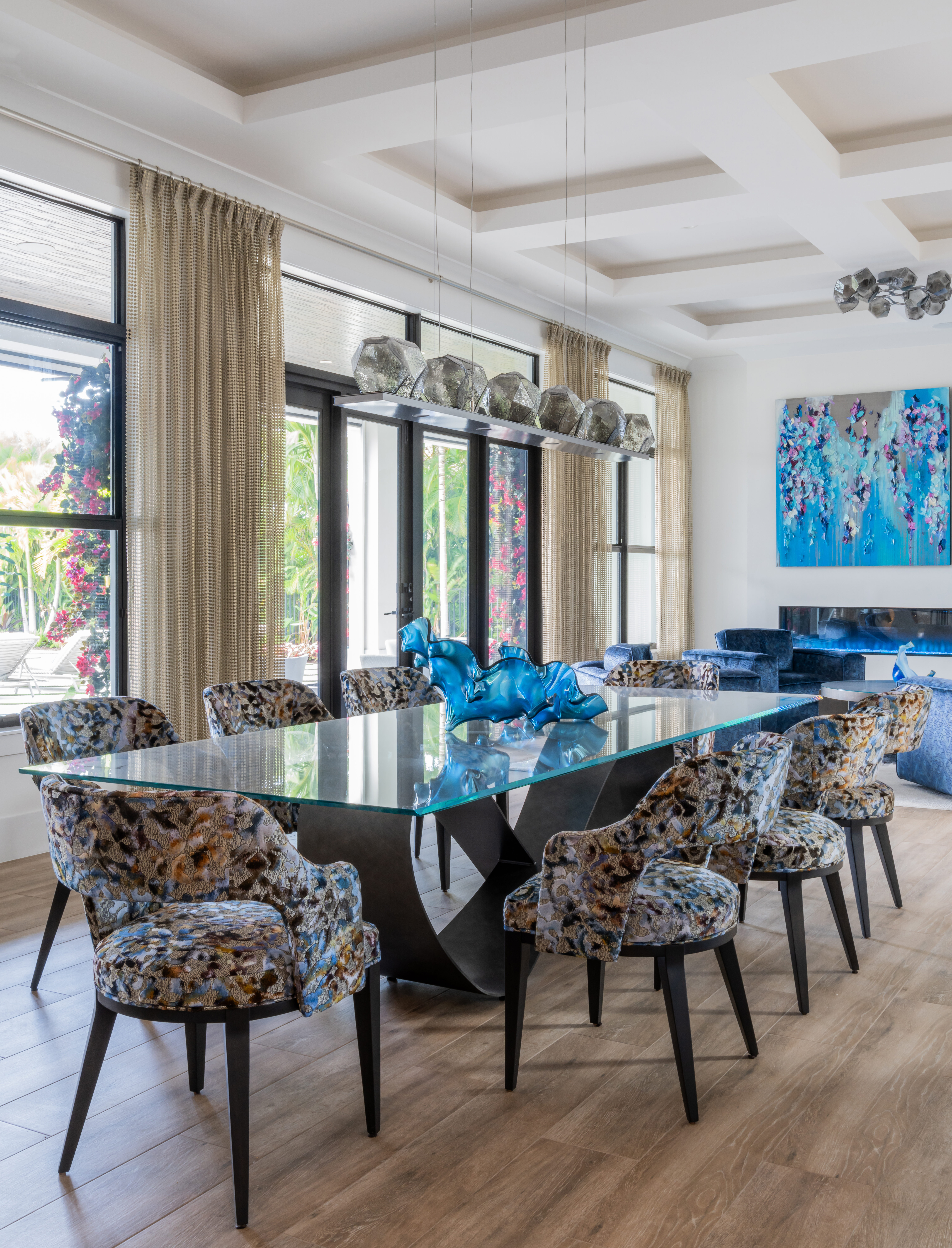 Gem Linear Chandelier | Annie Santulli Designs, Venjhamin Reyes