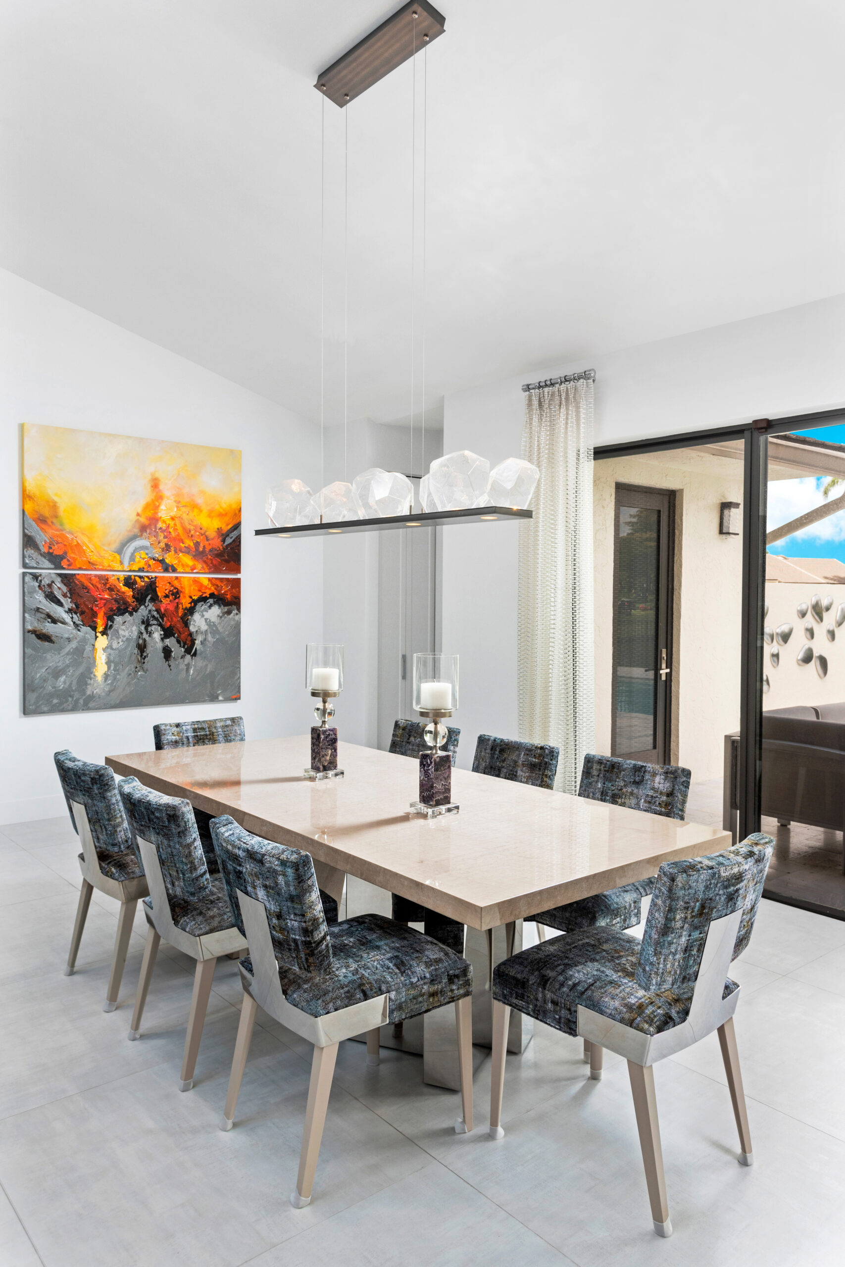 Gem Linear Chandelier | Annie Santulli Designs, Zoltan Present
