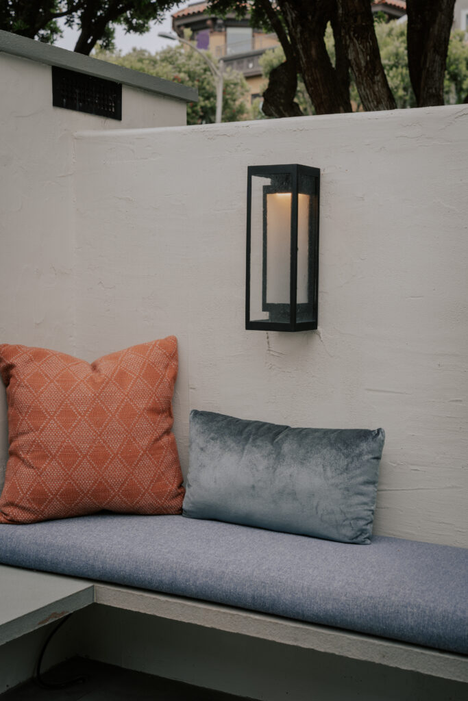 Double Box Outdoor Sconce - Large (36"H) | Bancroft Caballero Design Studio, Hannah Franco