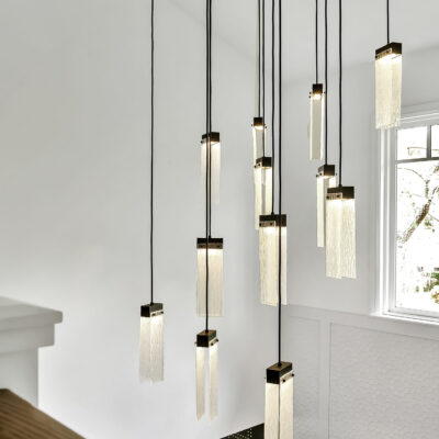 Parallel Square Pendant Chandelier | Design Matters