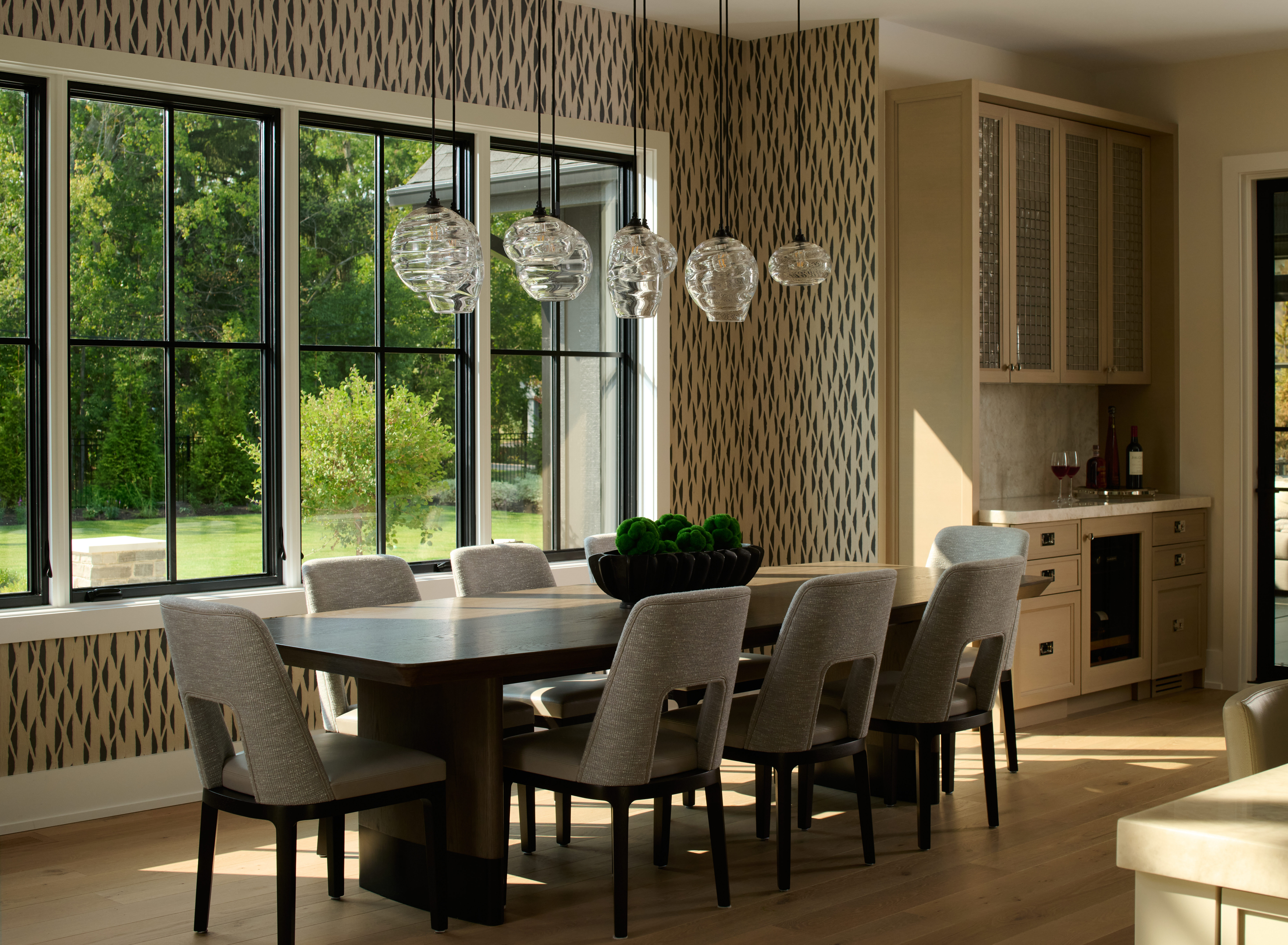 Misto Linear Pendant Chandelier | Luxe Nest Interiors, Jeffrey Johnson