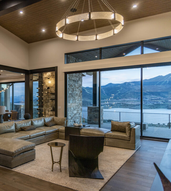 Parallel Oval Chandelier | Kristina Lawrence Interior Design