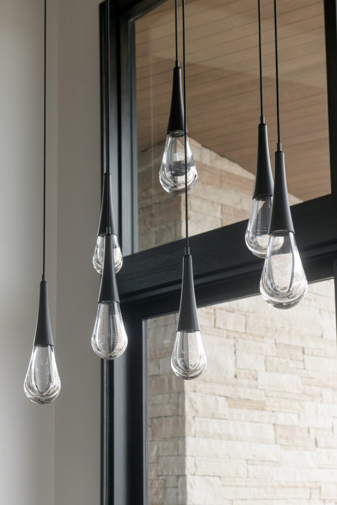 Raindrop Linear Pendant Chandelier | Mark & Aly Interior Design, Rebekah Westover