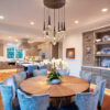 Raindrop Round Pendant Chandelier | Oohs & Aahs Furniture and Design