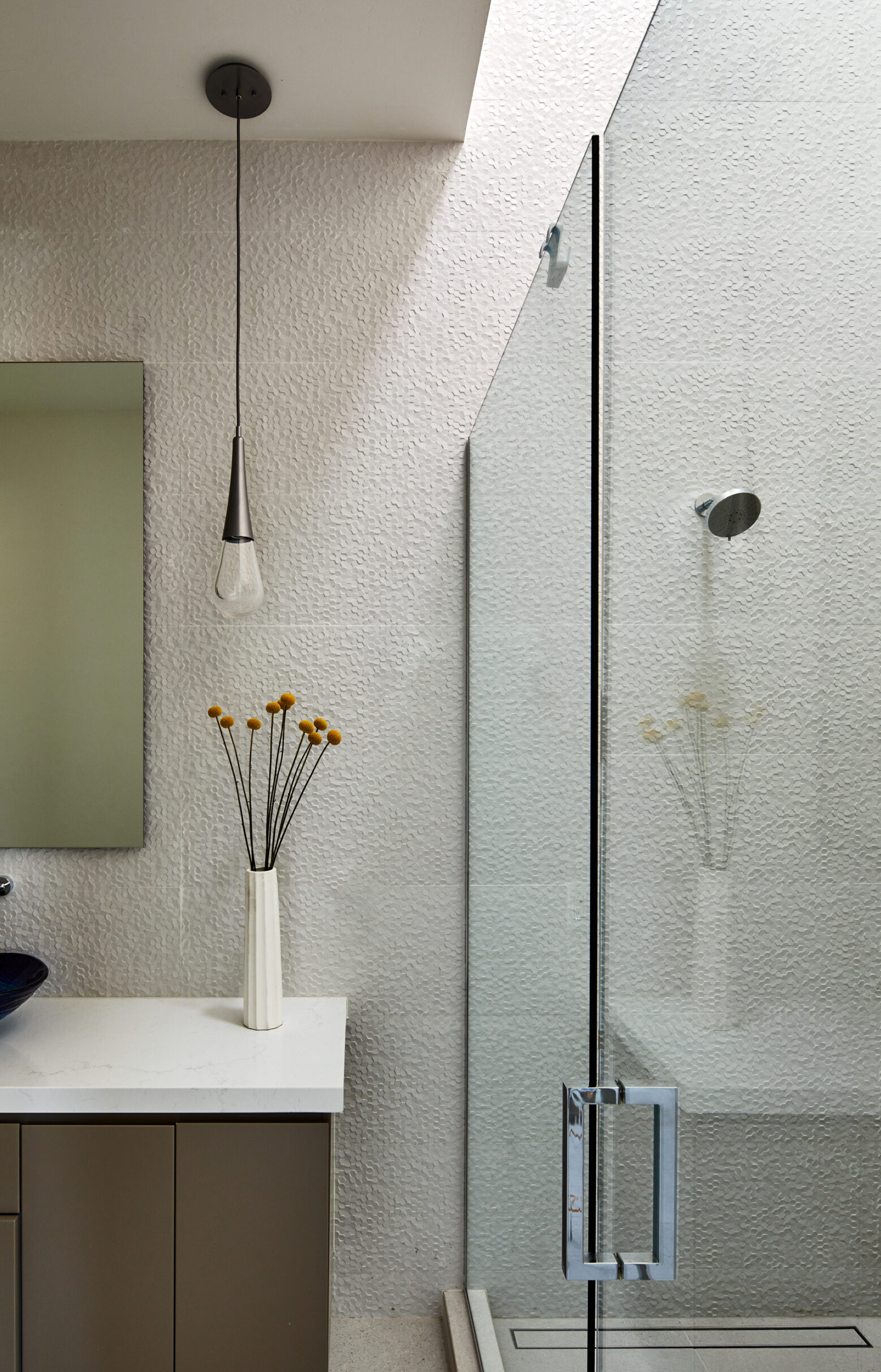 Raindrop Pendant | Stephanie Larsen Interior Design, Laura Moss