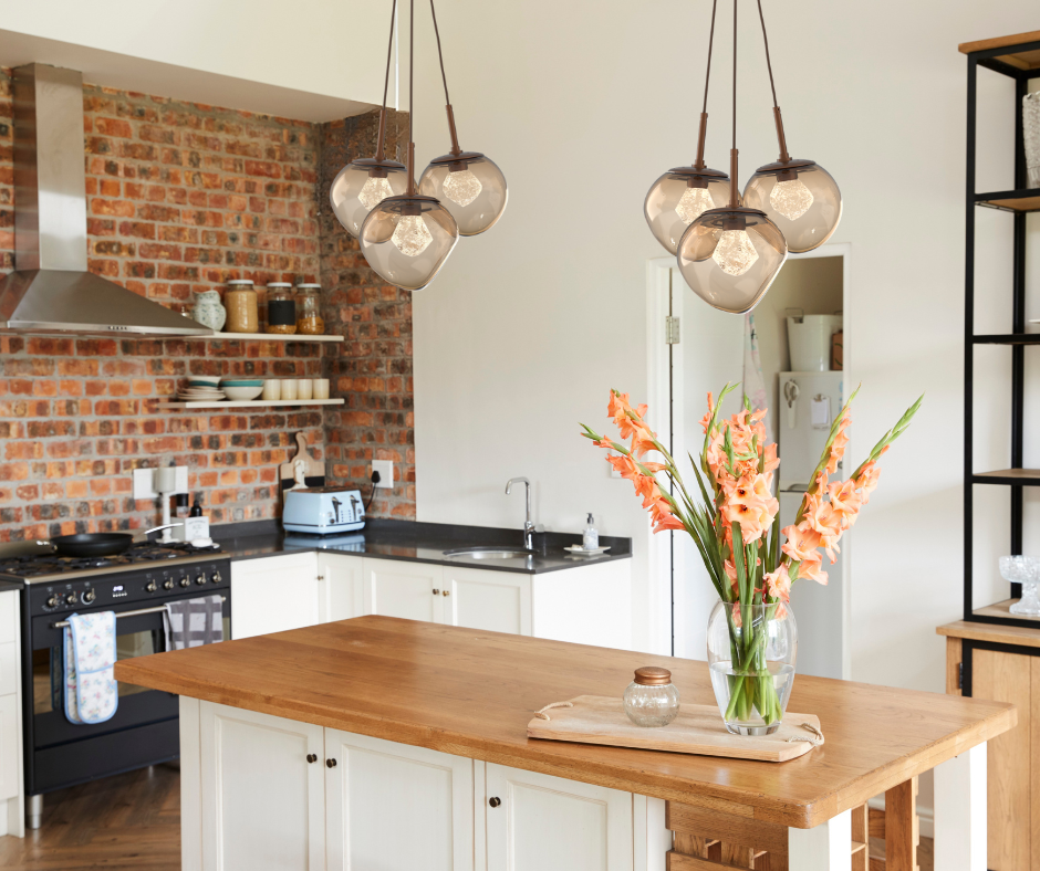 designer glass pendant lights