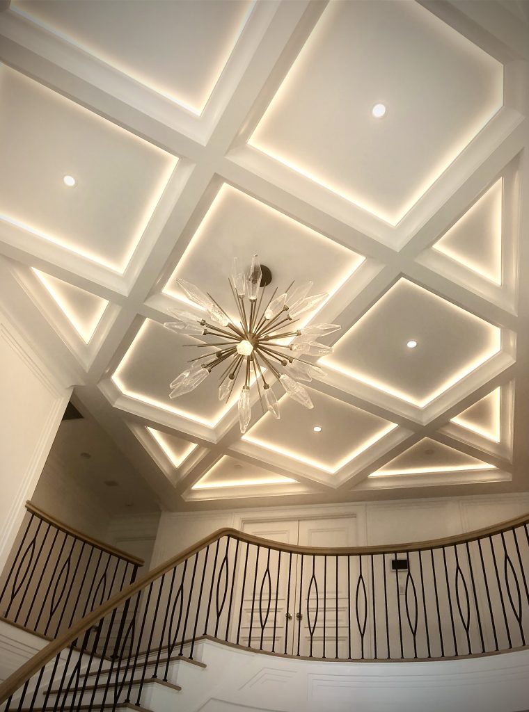 large foyer chandelier